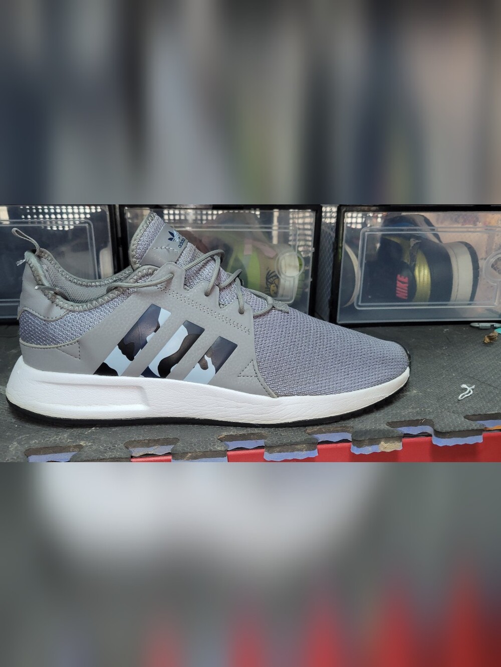Adidas Men’s Cloudfoam Pure Running Shoes - Grey - Picture 9 of 10